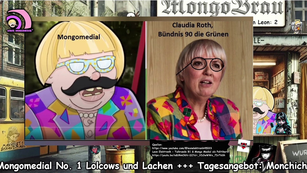 Mongotar Leon Elektronik ⚡️Talkrunde B1 MONGO ROTH von die Grünen [Kanal Mongomedial]