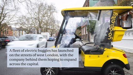 Electric buggies launched on streets of west London in 'world-first' trial