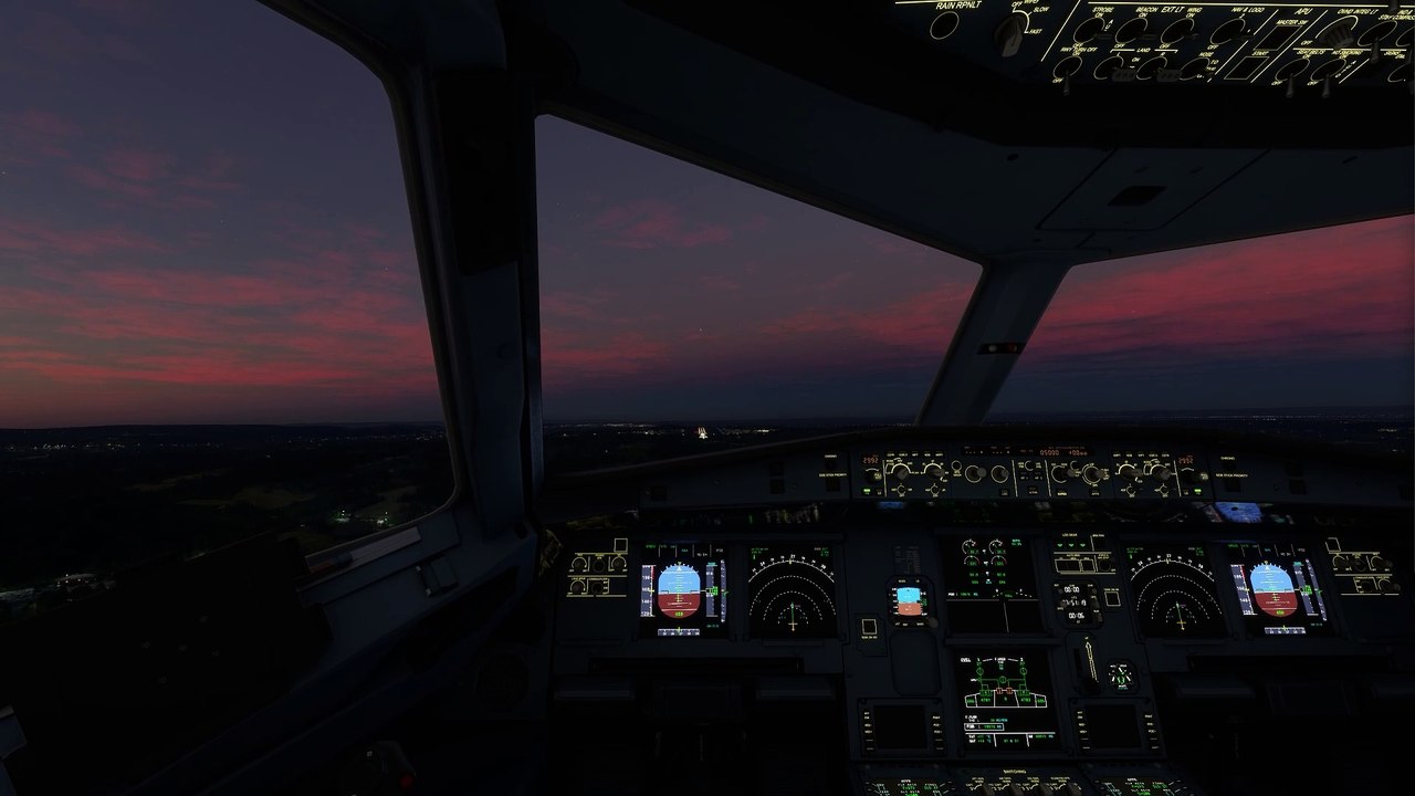 Beautiful landing Transavia France A320neo at Melbourne International Airport (YMML), Australia