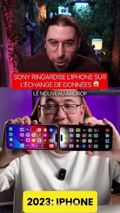 SONY RINGARDISE L'iPHONE😱