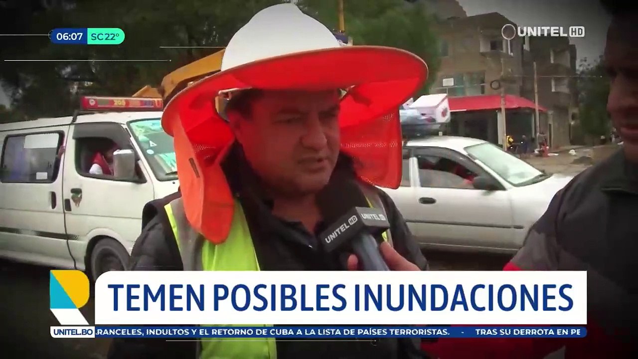 Intensas lluvias: Torrentera desborda en Colcapirhua y avenidas inundadas en el centro, ponen en alerta a los vecinos