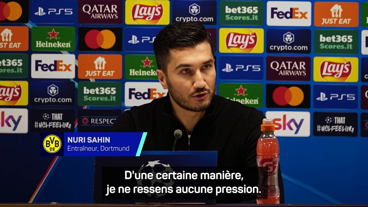 Sahin : "Je ne ressens aucune pression"