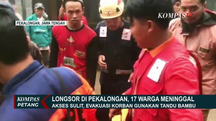 Update Pencarian Korban Longsor di Pekalonga: 17 Warga Meninggal, 8 Dilaporkan Hilang