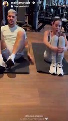 Bruno Guimaraes and wife in Milan