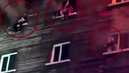 Otel faciasının ilk anları ortaya çıktı! Cama çıkıp çığlık attılar