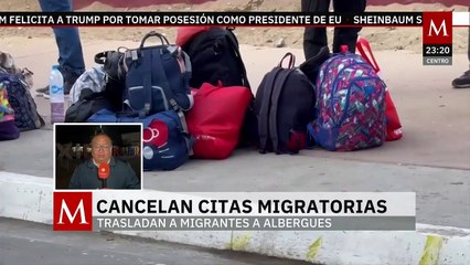 Migrantes varados en la garita del Chaparral tras la suspensión de citas de asilo
