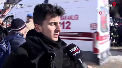 Bolu’da yanan otelde çalışan bir kişi yaşanan faciayı anlattı