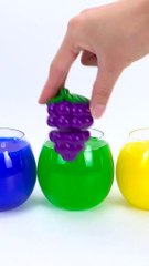 Satisfying ASMR | colourful water with toys matching