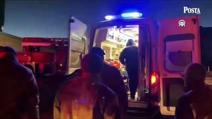 Kartalkaya kayak merkezinde yangın faciası! Yardım çağrıları cep telefonu kamerasında...