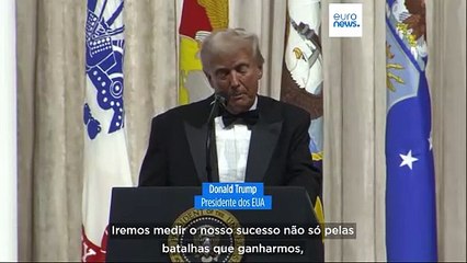 Da "paz através da força" à suspensão da ajuda externa: o primeiro dia da política externa de Trump