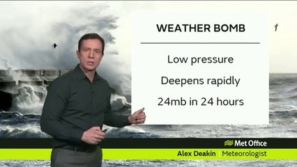 Storm Éowyn: What is a weather bomb?