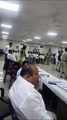 DRO played online rummy during meeting at Collectorate in Anantapur