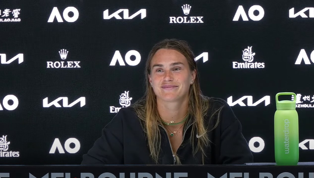 Tennis - Australian Open 2025 - Aryna Sabalenka : "I passed the stage of being scared"