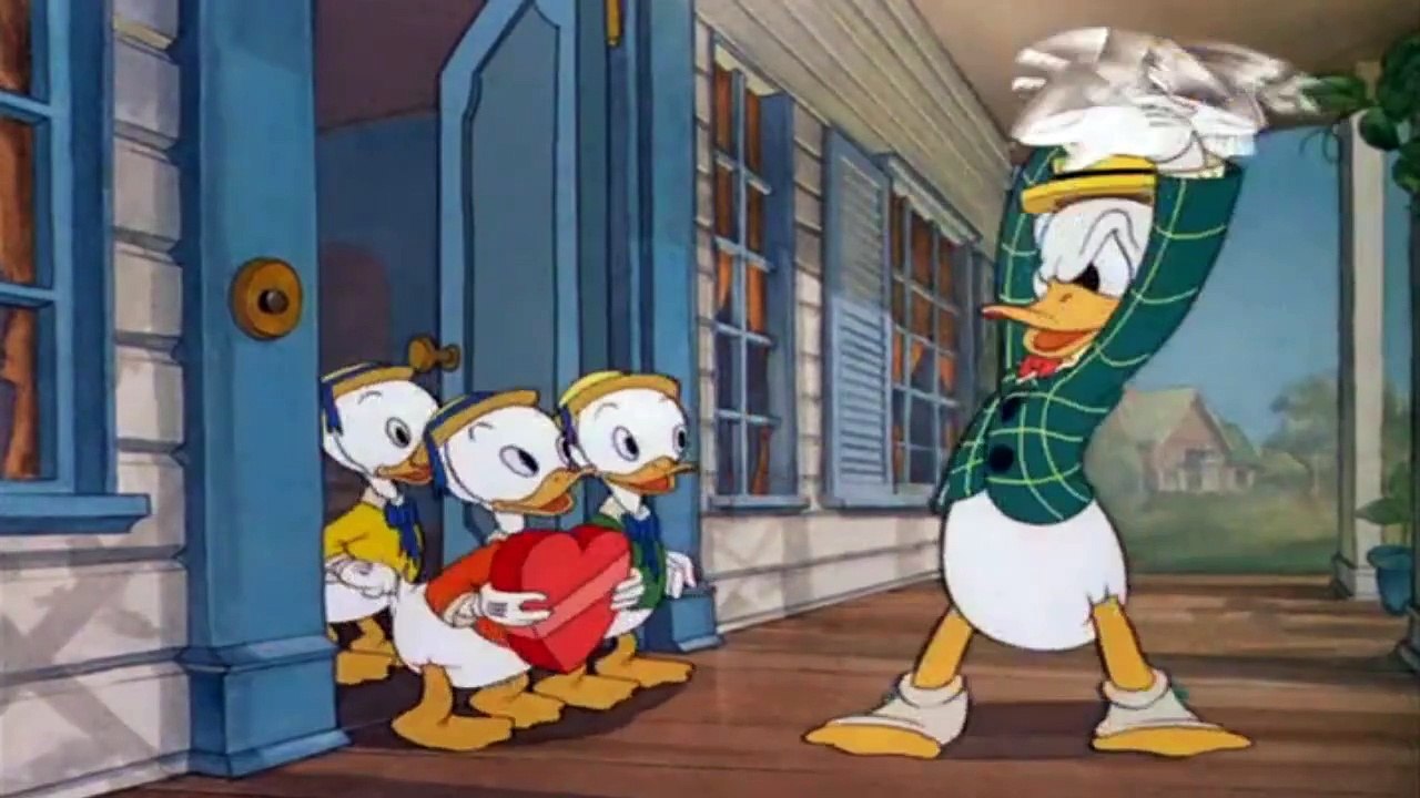 Donald Duck Cartoons 17 - Mr. Duck Steps Out 1940 | Donald Daisy and Donald's frustration