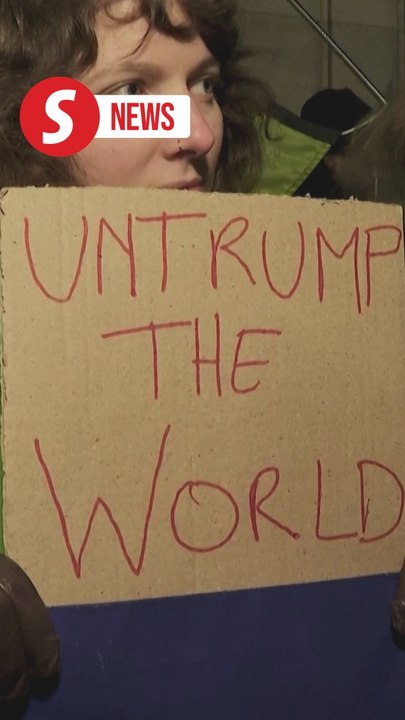 Trump's inauguration and his Panama Canal, Gulf of Mexico remarks spark protests