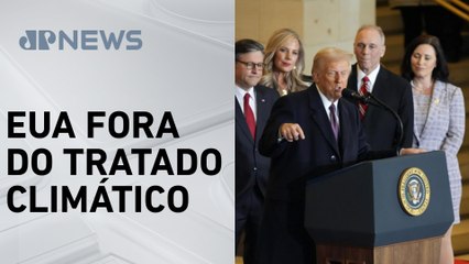 Trump volta a retirar Estados Unidos do Acordo de Paris