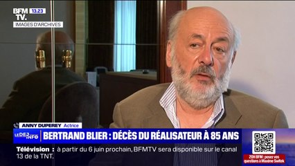 Mort de Bertrand Blier: "J'ai adoré cet homme", raconte la comédienne Anny Duperey