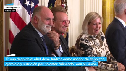 Trump despide al chef José Andrés como asesor por no estar “alineado” con su visión