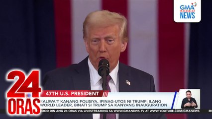 Pagkalas ng Amerika sa World Health Organization at Paris Agreement, ipinag-utos ni Trump | 24 Oras