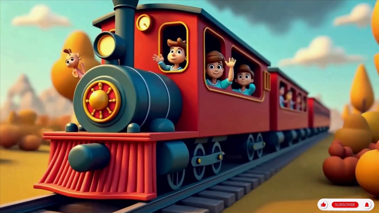 Chuk Chuk Karti Aayi Train | Hindi Kids Cartoon Animation | Nursery Rhyme - Baby Cartoon Animation | Nursery Rhymes & Kids