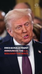 Trump orders US exit from the World Health Organization