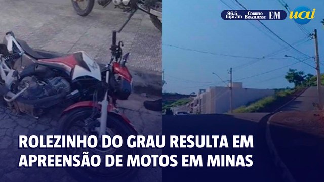Rolezinho do grau’ perturba moradores e motos são apreendidas em Minas