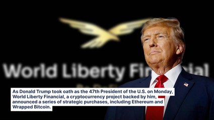 Trump-Backed World Liberty Financial Bags $47 Million Each Of Ethereum, Wrapped Bitcoin To Commemorate Inauguration: 'Excited For The Future'