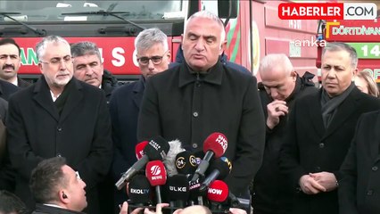 Bakan Ersoy'dan Grand Kartal Otel Yangını Açıklaması