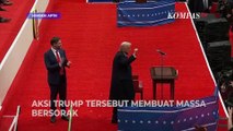 Donald Trump Lempar Pulpen usai Dilantik Jadi Presiden AS, Bikin Pendukung Bersorak