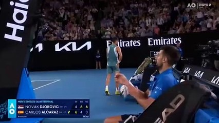Did Alcaraz Mock Djokovic's Injury? Shocking Gesture at Australian Open Quarter-Finals 🎾