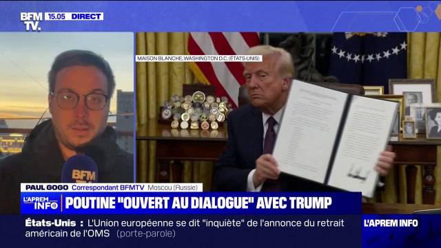 Investiture de Donald Trump: Vladimir Poutine se dit ouvert au dialogue avec le 47e président des États-Unis