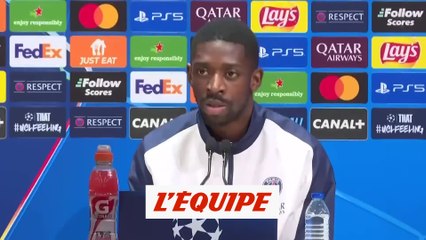 Dembélé : « Je vais essayer de marquer contre City » - Foot - C1 - PSG