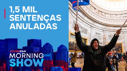 Trump concede PERDÃO a INVASORES do CAPITÓLIO; bancada OPINA