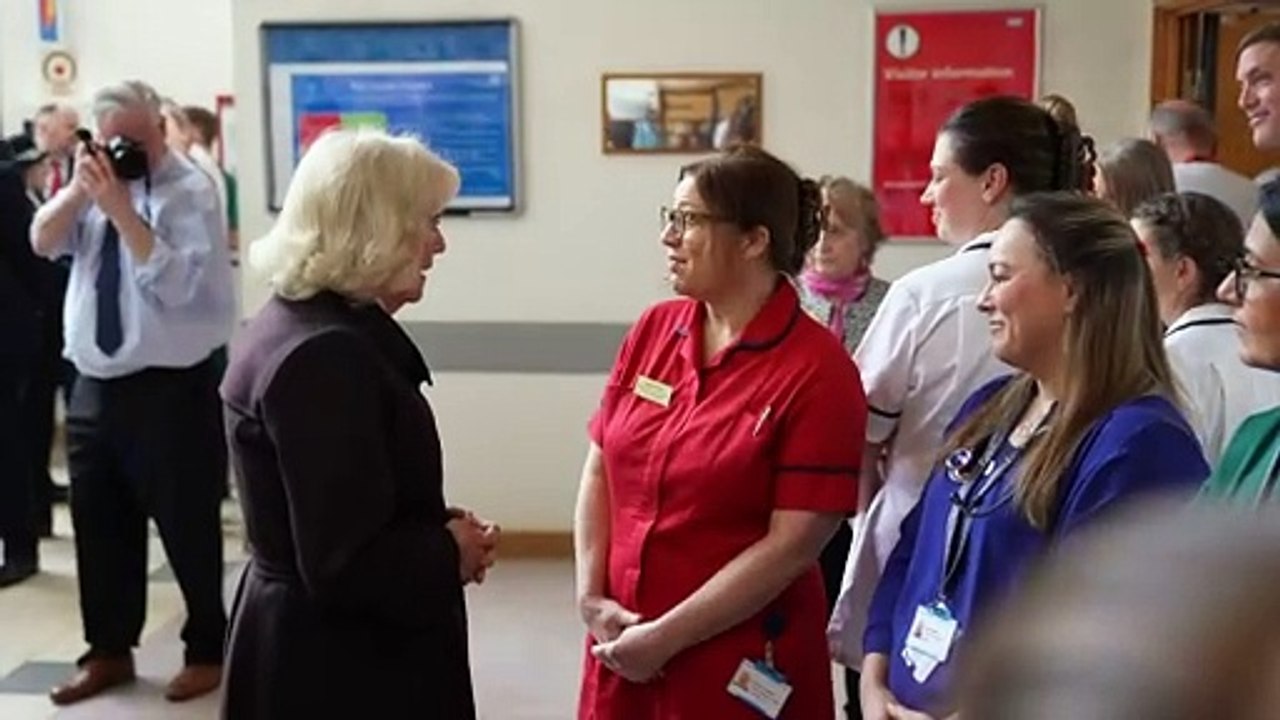 Queen Camilla opens hospital emergency department in Swindon
