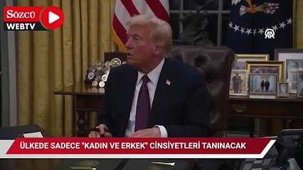 Trump'tan ülkeyi ayağa kaldıran kararname! Sadece "Kadın ve Erkek" cinsiyetleri tanınacak