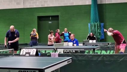The 2024/25 Cornwall Table Tennis Association Closed Championships men's singles final between Tom Clack and Doru Florescu. Video: Mike Hollis