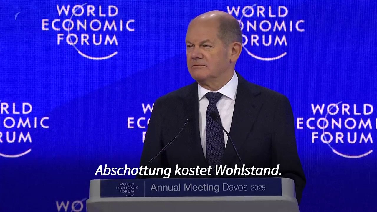 Scholz will freien Handel verteidigen