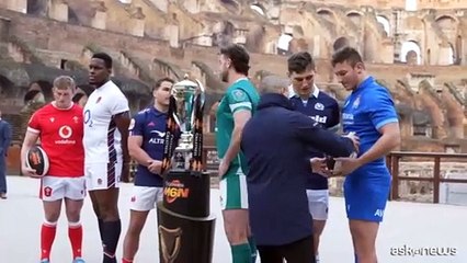 Rugby, suggestiva presentazione del Guinness Sei Nazioni al Colosseo