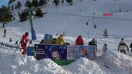 Kartalkaya'da facianın gölgesinde tatil keyfi!