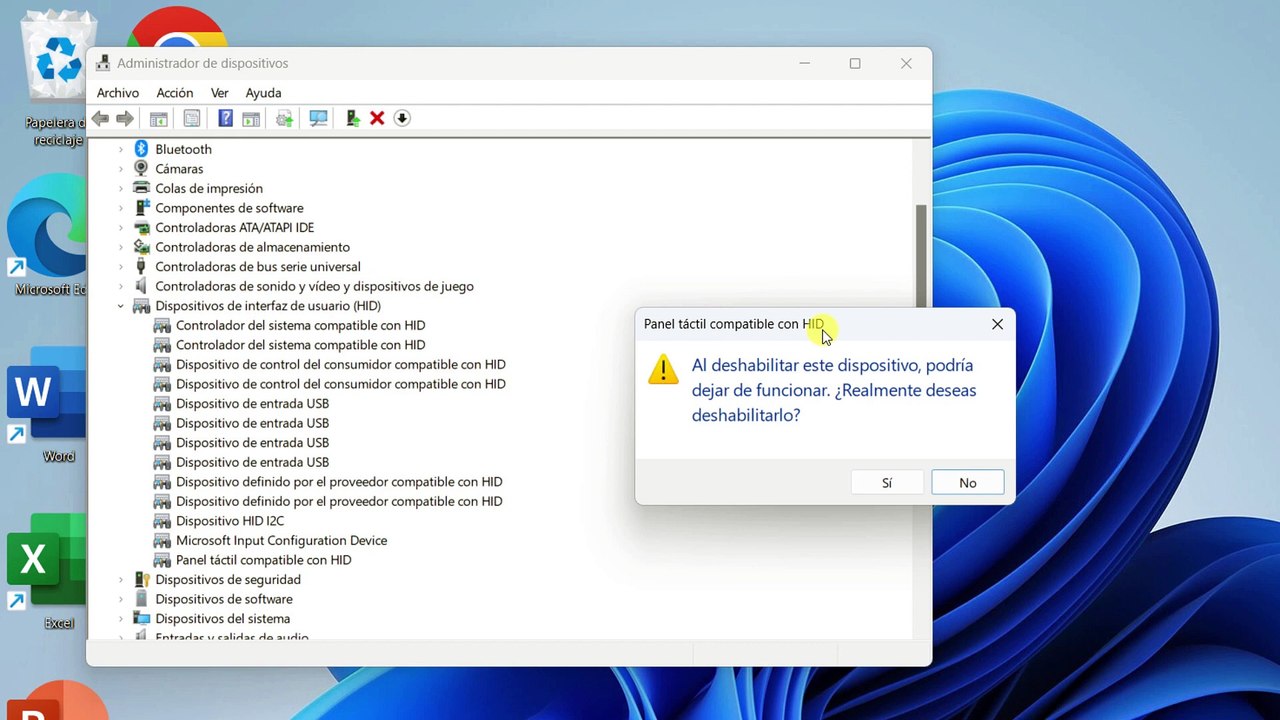 Como activar y desactivar el Mouse de una laptop Windows 11 | activar y desactivar el Touchpad