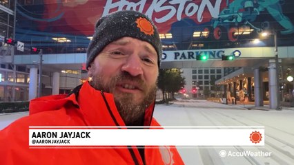 Significant winter storm blowing through Texas