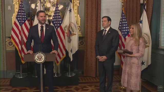 JD Vance swears in Marco Rubio as Secretary of State