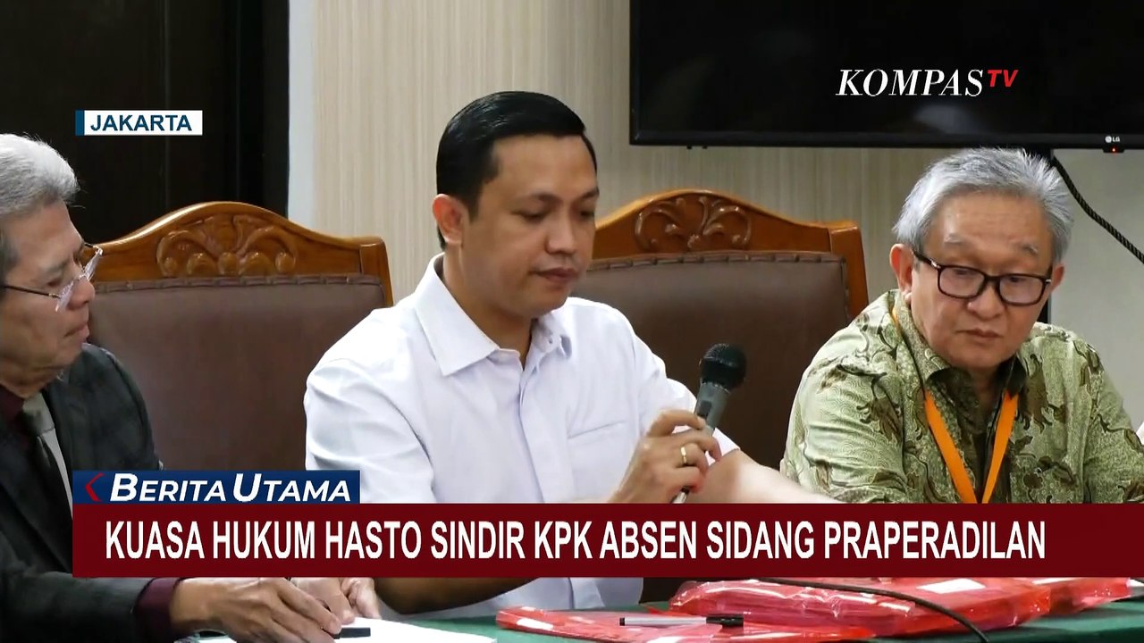 Tim Kuasa Hukum KPK Absen, Sidang Praperadilan Hasto Ditunda!