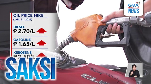 Taas-presyo sa petrolyo, wala pang preno mula nang magsimula ang 2025; diesel, P5/L na ang itinaas ngayong Enero | Saksi