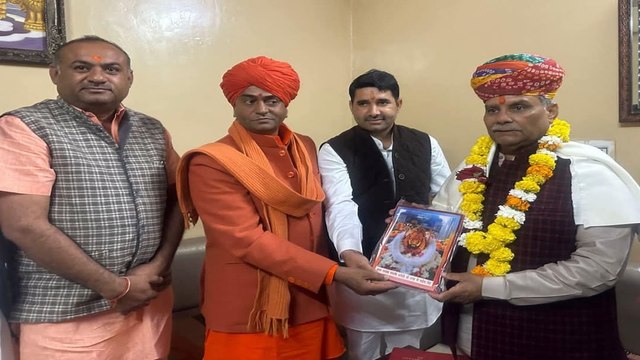 जालोर विधायक और मुख्य सचेतक एल जोगेश्वर गर्ग ने किए दर्शन