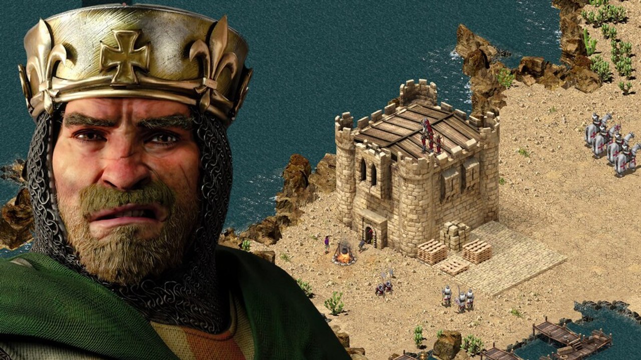 Stronghold crusader: definitive edition - wir verteidigen unsere burg gegen angreifende beduinen