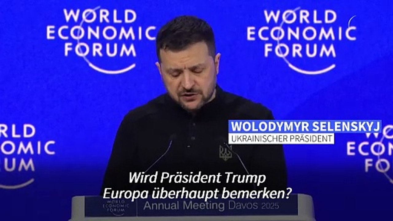 Selenskyj äußert Zweifel an Trumps Engagement für Europas Sicherheit