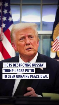 ‘Putin is destroying Russia’: Trump urges peace deal with Ukraine