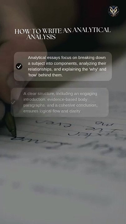 How to Write an Analytical Analysis Essay in 2025