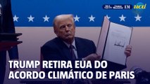 Trump assina ordem executiva para tirar EUA do acordo climático de Paris